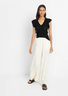 Tričko z ažurové pleteniny, bonprix