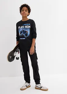 Triko s dlouhým rukávem, z čisté organické bavlny, bonprix