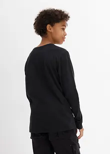 Triko s dlouhým rukávem, z čisté organické bavlny, bonprix