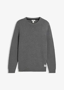 Svetr z jemné pleteniny s recyklovanou bavlnou, bonprix