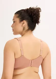 Zmenšovací podprsenka bez kostic, s polstrovanými ramínky, bonprix