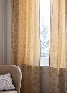 Žakárový závěs s organické bavlny (1 ks v balení), bonprix