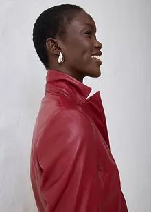 Krátký blejzr z jehněčí kůže napa, bonprix