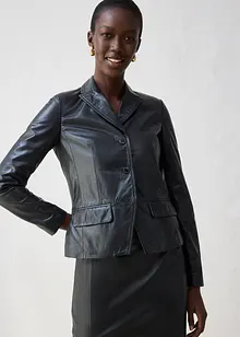 Krátký blejzr z jehněčí kůže napa, bonprix