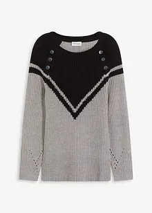 Svetr s knoflíky, bonprix