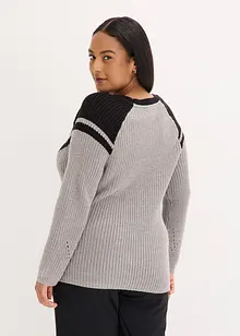 Svetr s knoflíky, bonprix