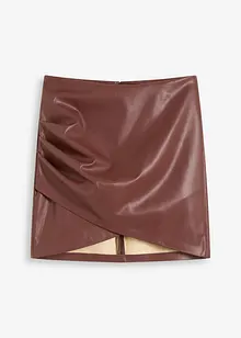 Krátká sukně z umělé kůže, bonprix