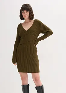 Pletené šaty z viskózové směsi, bonprix