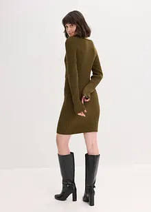 Pletené šaty z viskózové směsi, bonprix