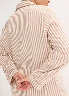 Tkané flanelové pyžamo s dárkovou taštičkou, bonprix