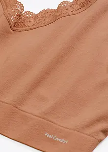Bezešvý podprsenkový top Feel Comfort, bonprix