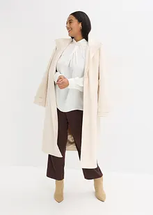 Halenka s vázačkou, ze splývavého saténu, bonprix