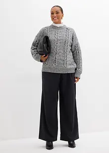 Kalhoty Marlene ze splývavé viskózové směsi, bonprix