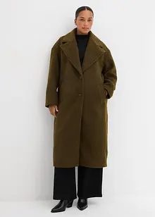 Jednořadý oversize kabát, bonprix