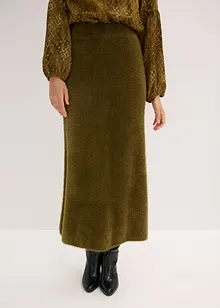 Pletená sukně z měkoučké péřové příze, bonprix