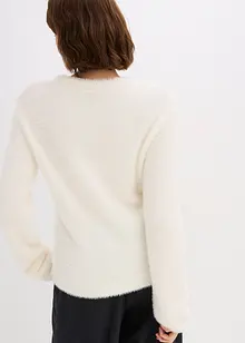 Svetr s plyšovým vzhledem, bonprix