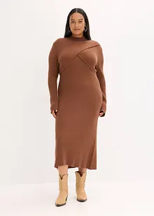 Pletené šaty z měkké viskózové směsi, bonprix