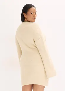 Krátké pletené šaty s podílem vlny, bonprix