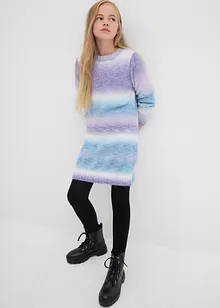 Pletené šaty s barevným přechodem, bonprix