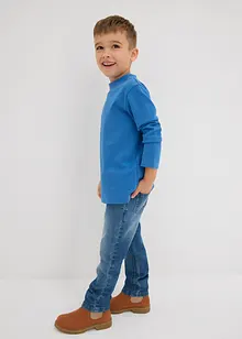 Triko s dlouhým rukávem a stojáčkem, z čisté organické bavlny (2 ks v balení), bonprix