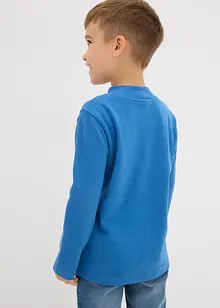 Triko s dlouhým rukávem a stojáčkem, z čisté organické bavlny (2 ks v balení), bonprix