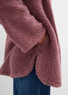 Bunda z plyšového flísu, s postranními rozparky, bonprix