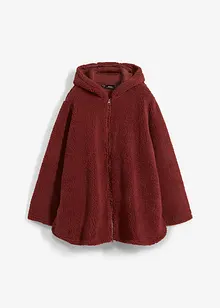 Bunda z plyšového flísu, s postranními rozparky, bonprix