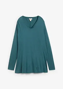 Triko s dlouhým rukávem, z měkké viskózy, bonprix