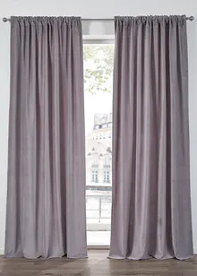 Sametový závěs z organické bavlny (1 ks v balení), bonprix