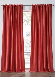 Sametový závěs z organické bavlny (1 ks v balení), bonprix