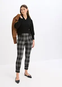 Jeggings se zlatými nýty, bonprix