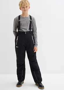 Nepromokavé funkční kalhoty se šlemi a reflexními detaily, bonprix