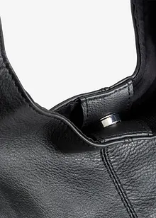 Prémiová kožená velká kabelka, bonprix