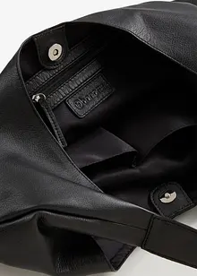 Prémiová kožená velká kabelka, bonprix