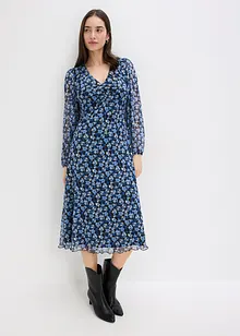 Midi šaty ze síťoviny, bonprix