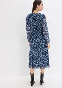 Midi šaty ze síťoviny, bonprix