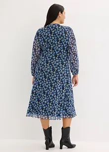 Midi šaty ze síťoviny, bonprix