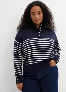 Svetr s propínacím límečkem, bonprix