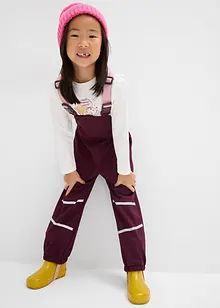 Voděodolné softshellové termo kalhoty s laclem do deště, bonprix