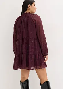 Tunikové šaty se třpytivým efektem, bonprix