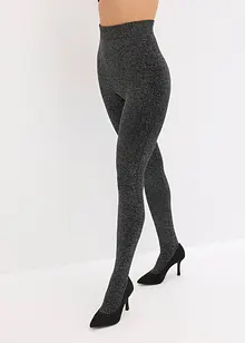 Flísové termo punčochové kalhoty z třpytivé příze, bonprix