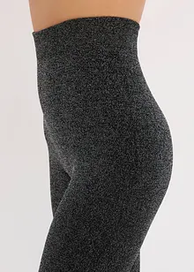 Flísové termo punčochové kalhoty z třpytivé příze, bonprix