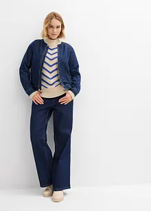 Svetr se strukturovanými pruhy, bonprix