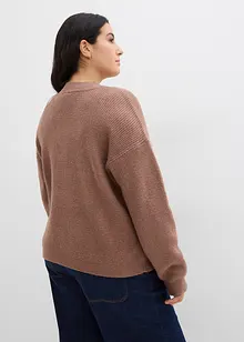 Oversized pletený kabátek, bonprix