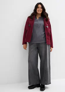 Tuniková halenka ze splývavé viskózy, bonprix