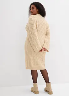 Pletené midi šaty, bonprix