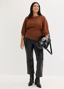 Kalhoty z umělé kůže, bonprix