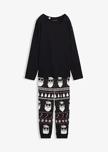 Pyžamo s dlouhým rukávem, z čisté bavlny, bonprix