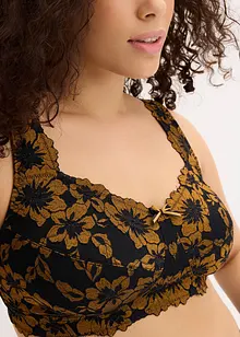 Odlehčující podprsenka bez kostic, s polstrovanými ramínky, bonprix