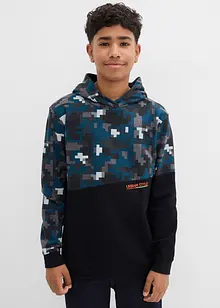 Mikina s kapucí a organickou bavlnou, bonprix